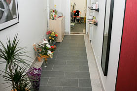 dezente Fu�bodenfliese f�r Praxisr�ume